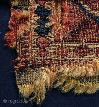 Very old Kurdish Shahsavan bag size 33x30cm                          