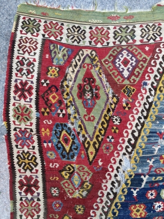 Erzurum Anatolian kilim  size 310x180cm
                           