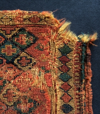 Very old Kurdish Shahsavan bag size 33x30cm                          