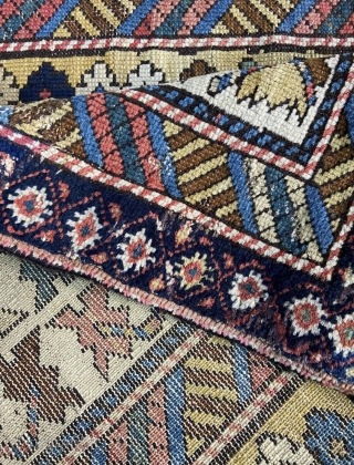 Caucasian shirvan carpet size 310x110cm                            