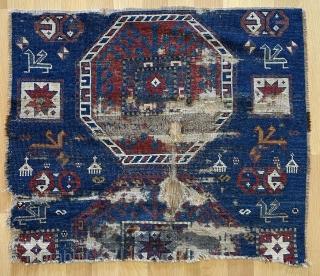 Caucasian fragman rug size 60x70cm                            