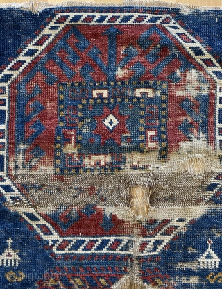 Caucasian fragman rug size 60x70cm                            