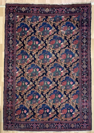 Seneh Kurdish carpet size 197x137cm                            