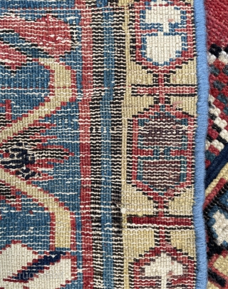 Caucasian shirvan runner carpet size 330x100cm                           