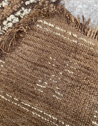 Anatolian Bozkır tulu,only camel and white wool size 176x120cm                        