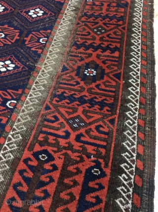 This Beluch belongs to the Arab tribe livin in the sardagh district in the city of khashmer in Persian.  size 198x103cm           