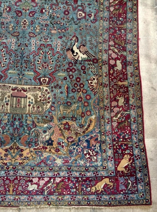 Persian rug  size 304x296cm                            