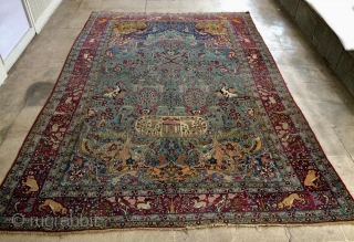 Persian rug  size 304x296cm                            