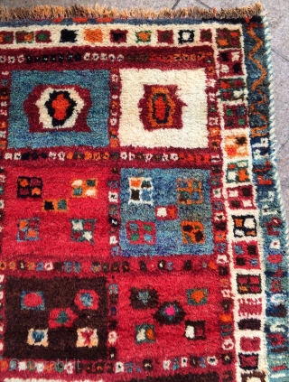 Qhasgai gabbeh 1950s size 153x130cm                            