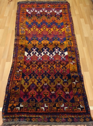 Anatolian Kurdish carpet size 200x97cmm                            