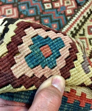 Kermanshah shirjan Kurdish kilim size 467x176 cm                          