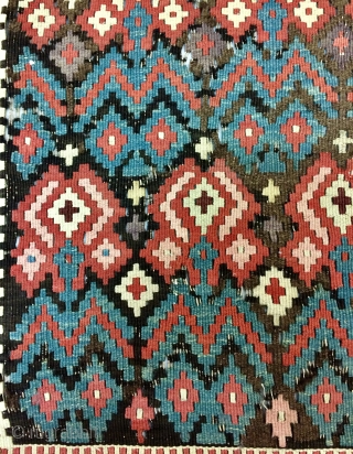 Kermanshah shirjan Kurdish kilim size 467x176 cm                          