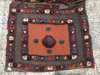 Rare Qhasgai saddle bag, one face bag size 64x80cm                        