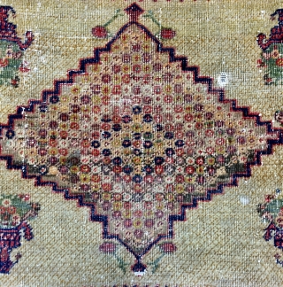 Rare a Ferahan small carpet size 73x79cm                          