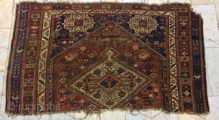 Rare Qhasgai fragmad carpet size 100x165cm                           