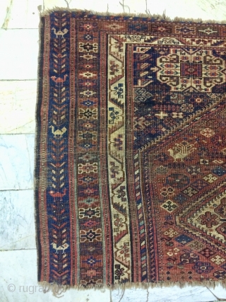 Rare Qhasgai fragmad carpet size 100x165cm                           