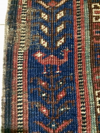 Rare Qhasgai fragmad carpet size 100x165cm                           