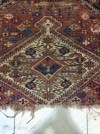 Rare Qhasgai fragmad carpet size 100x165cm                           