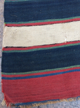 Shahsavan kilim very fine quality and very nice colors circa 1840 size 240x77cm                    