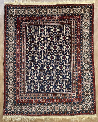  Incredible read shirvan carpet size 160x132cm
                          