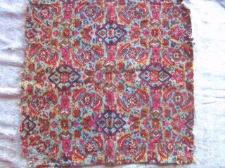 Interesting Kilim Senneh panel of the North western Iran, currently the capital of Kurdistan. Very fine tight weaves made ​​the reputation of these carpets, which the rich intricate designs inspired embroideries and  ...