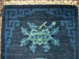 Antique chinese Pao-Tou rug. Size: 60 x 119 cm. Very good condition. Top!                    