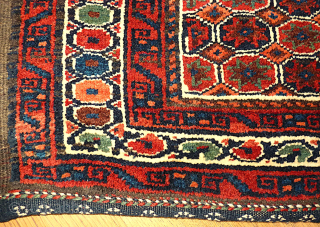 Veramin kurd Mafrash front. Size: 56 x 111 cm. Perfect. Good condition. One small repair.                  