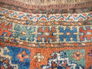 Antique Quchan Kodi rug. Size: 132 x 221 cm. Full pile. Used. Natural dyes.                   