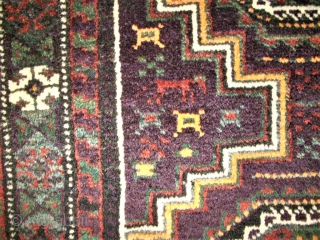 Very nice baluch bagfront. Size: 48 x 101 cm. Top condition. Perfect wool and very nice ornamentic.                