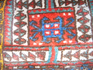 Old anatol kurdish Yasik. Size: 99 x 48 cm. Wonderful wool. Nice ornamentic. Some pile is low in the middle.             