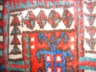 Old anatol kurdish Yasik. Size: 99 x 48 cm. Wonderful wool. Nice ornamentic. Some pile is low in the middle.             