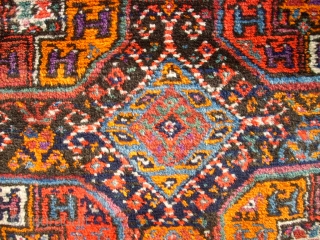 Kordi Quchan small rug. Size: 82 x 145cm. Full pile.                       