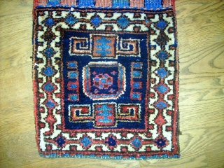 Special small persian - kurdish Khordjin. Size: 28 x 88 cm. Very good condition. Perfect colors.                 