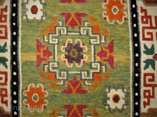 nice Tibet rug. Size: 91 x 178 cm. Perfect.                        