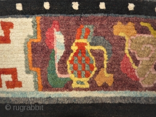 nice Tibet rug. Size: 91 x 178 cm. Perfect.                        