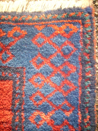 Old caucasian rug. Size: 136 x 200 cm. Full pile. Very good condition.                    