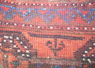 Wonderful old Baluch! Size: 130 x 287 cm. Some lost pile. The rug is clean.                  