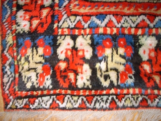  old Monastir rug. Size: 153 x 102 cm. Wonderful colors. Nice and lovely piece. Good condition.                