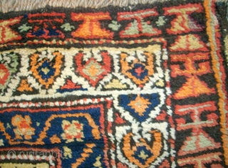 Old special runner. Size: 130 x 382 cm. Wool on wool. North-West Persia.                    