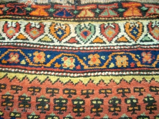 Old special runner. Size: 130 x 382 cm. Wool on wool. North-West Persia.                    
