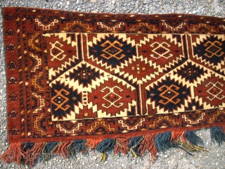 Very old and finest Ersari Torba! Size: 160 x 43 cm. Perfect condition. Great wool.                  