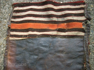 Very old anatolian Bergama bag. Size: 35 x 36 cm. It is only one side. Fragment.                 