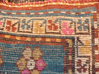 Anatol rug. Size: 121 x 241 cm. Used condition. Repairs. Dated.                      