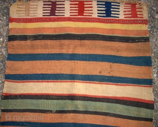Very old Shasewan bag. Size: 59 x 124 cm. Used.                       