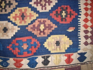 Very old Shasewan bag. Size: 59 x 124 cm. Used.                       