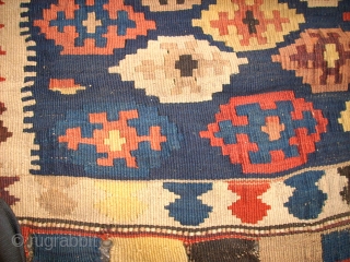 Very old Shasewan bag. Size: 59 x 124 cm. Used.                       