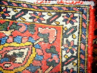 Wonderful old Bachtiari. Size: 132 x 206 cm. Very fine knotting.                      