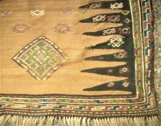 Kordi Quchan Kilim Cicim runner. Size: 87 x 238 cm.                       