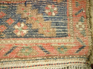 Very old and special kurdish rug. Koliai. Size: 143 x 237 cm. Good condition. All natural colors. Wool on wool.             