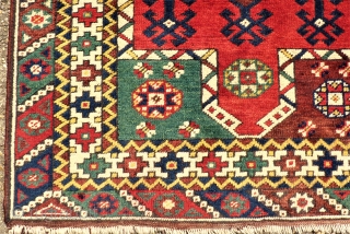 Not really old but very colorful anatolian Döshmealti. size. 104 x 103 cm. Very good condition.                 